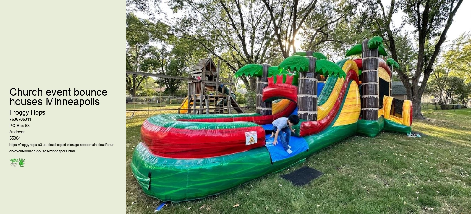 Minnesota's Bounce House Bonanza: Book Your Thrilling Rental Today!