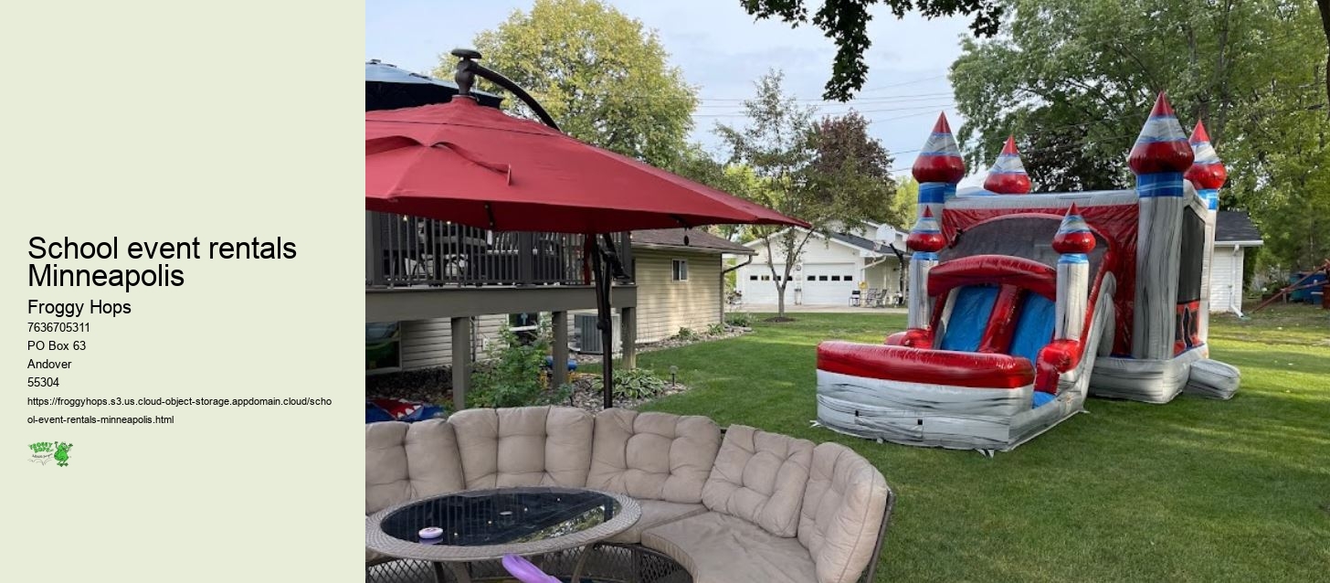 School event rentals Minneapolis