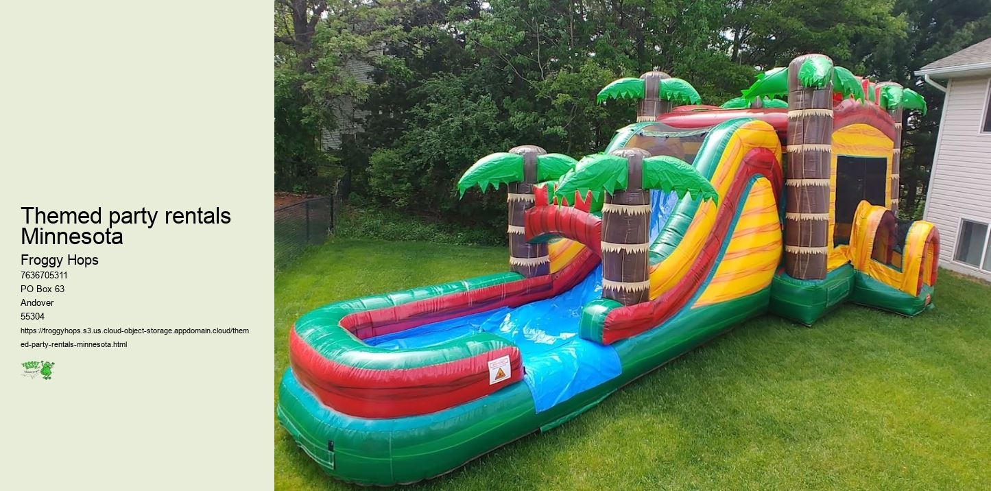 Themed party rentals Minnesota